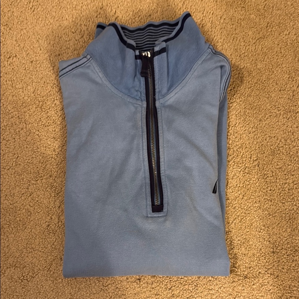 Nautica Blue Quarter-Zip Sweatshirt
